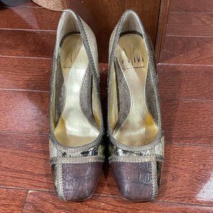 Ann Marino Square Toe Pumps